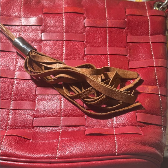 Carbotti Woven Leather handbag - Picture 10 of 10